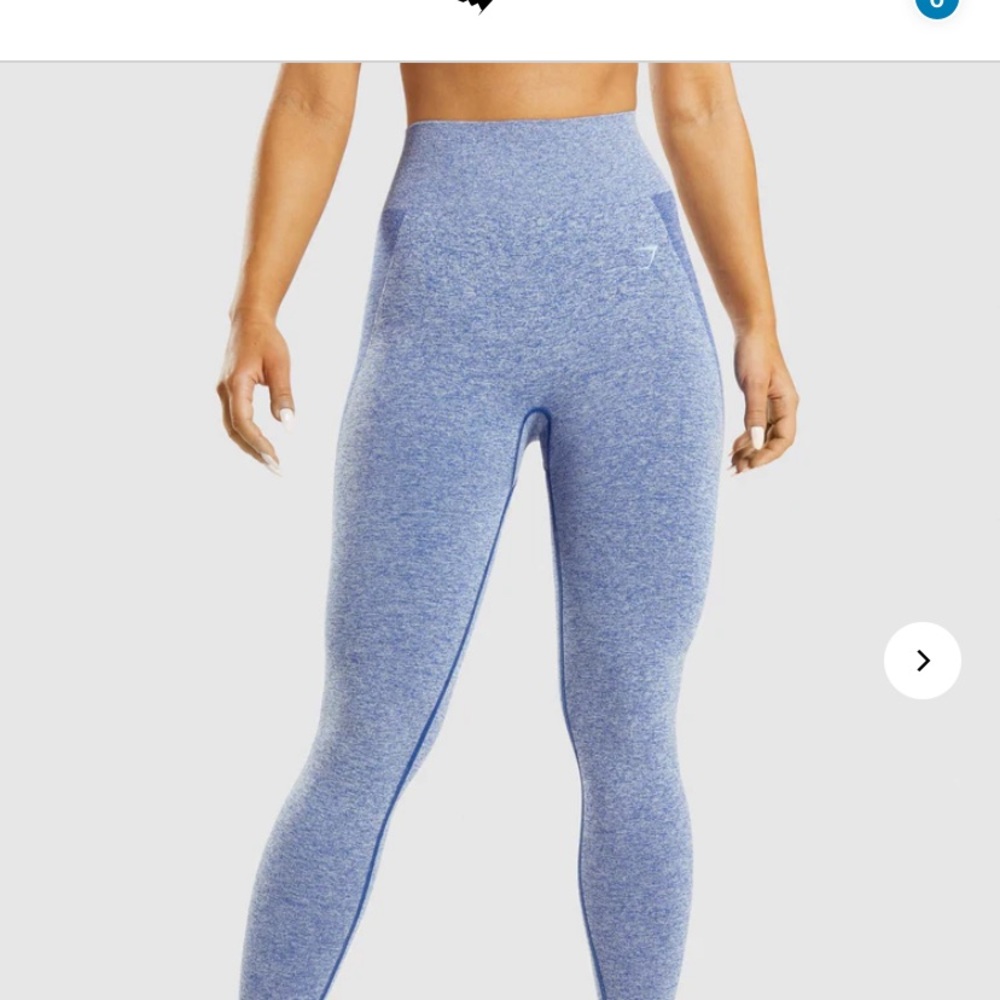 Gym shark blue leggings